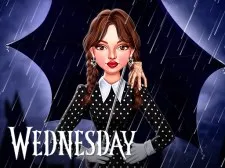 Celebrity Wednesday Addams Style